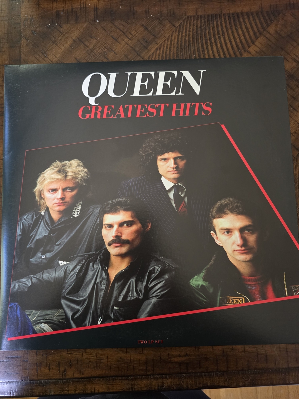 Queen Greatest Hits Vinyl LP - Black & Red Cover
